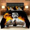 Eminem Custom Name Pattern Bedding Quilt Set Quilt Cover Pillowcase Home Gift(1 * duvet cover + 2 * pillowcase, without core)