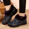 Winter alte Nordstoffschuhe rutschfest ältere Menschen mittleren Alters und ältere Menschen Baumwollschuhe gepolsterte verdickte warme Sohle Oma Mutter Baumwollstiefel