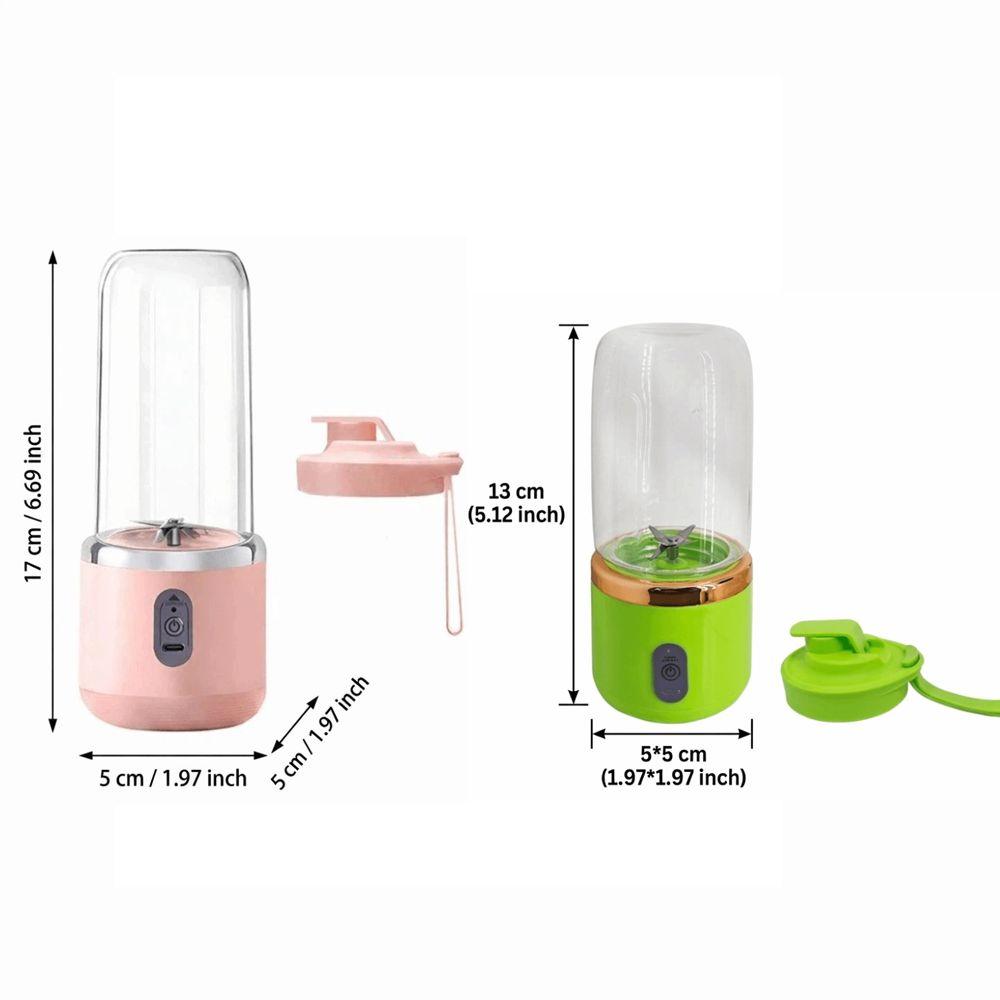 Double Cup USB Juicer 400Ml Capacity Portable Juicer Global Buyers Single Cup Blender  Office Use