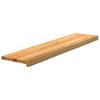 Vidaxl Stopnie Schodowe, 4 Szt. Brązowe 110X25X2Cm Lite Drewno Dębowe