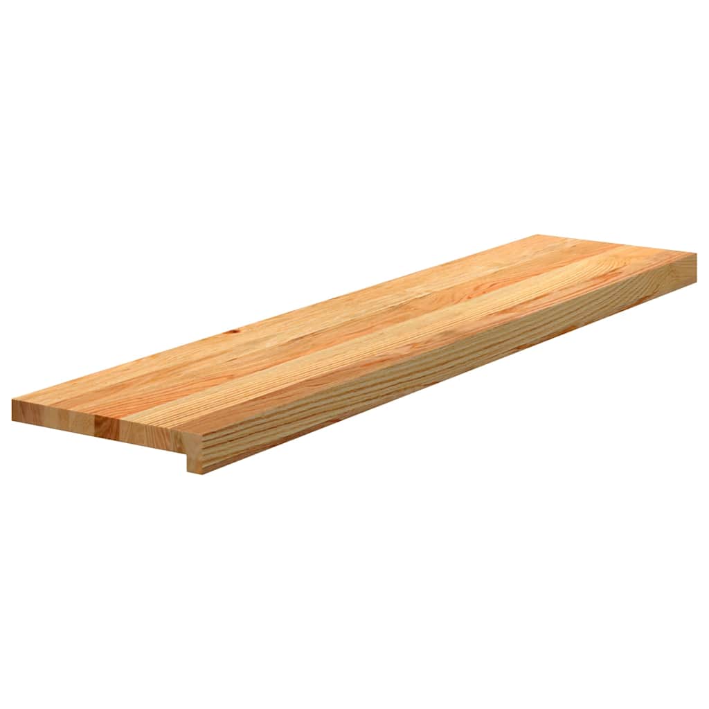 Vidaxl Stopnie Schodowe, 4 Szt. Brązowe 110X25X2Cm Lite Drewno Dębowe