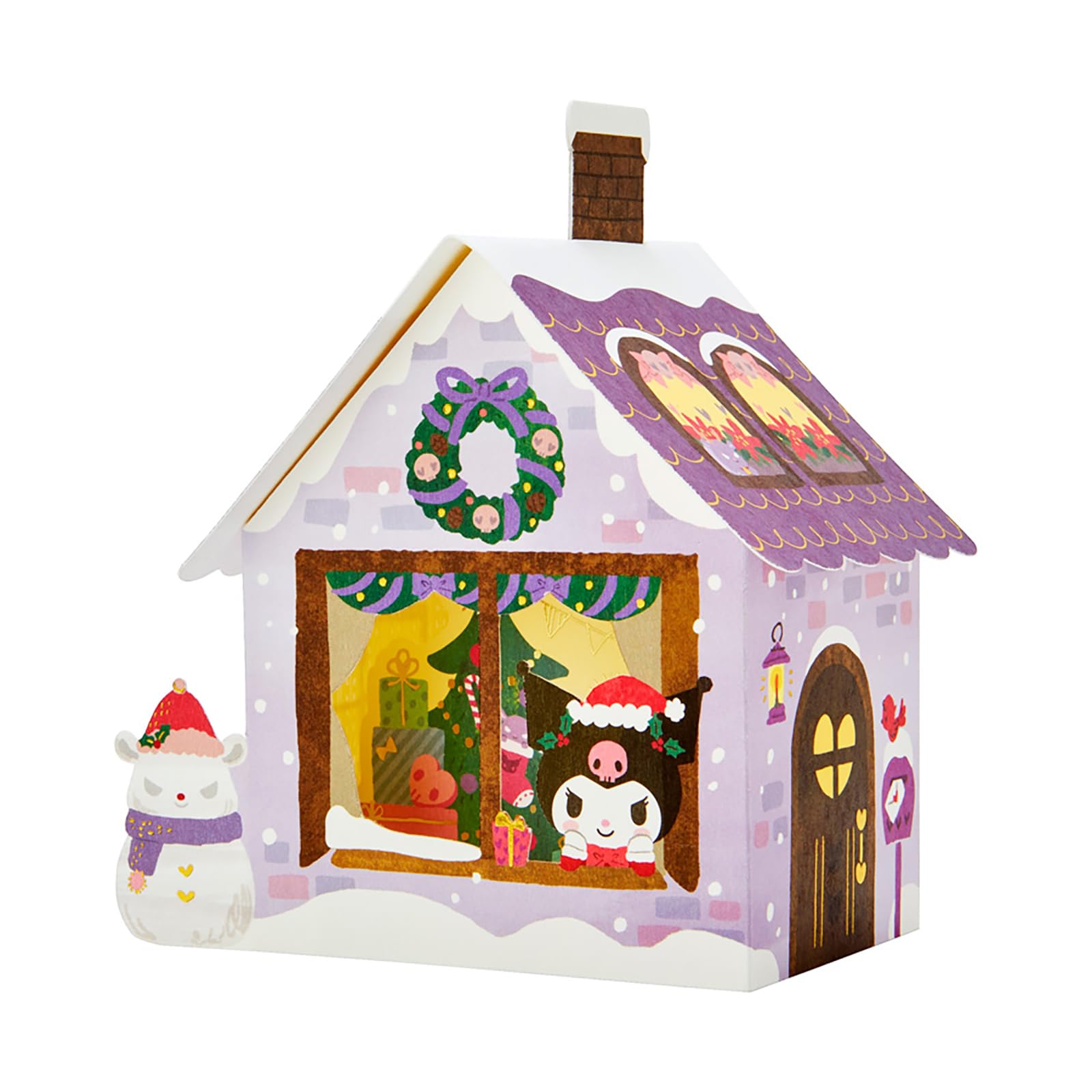 Sanrio Christmas Card Kuromi Family Message Card Greeting Card JX 109541 - 78-4