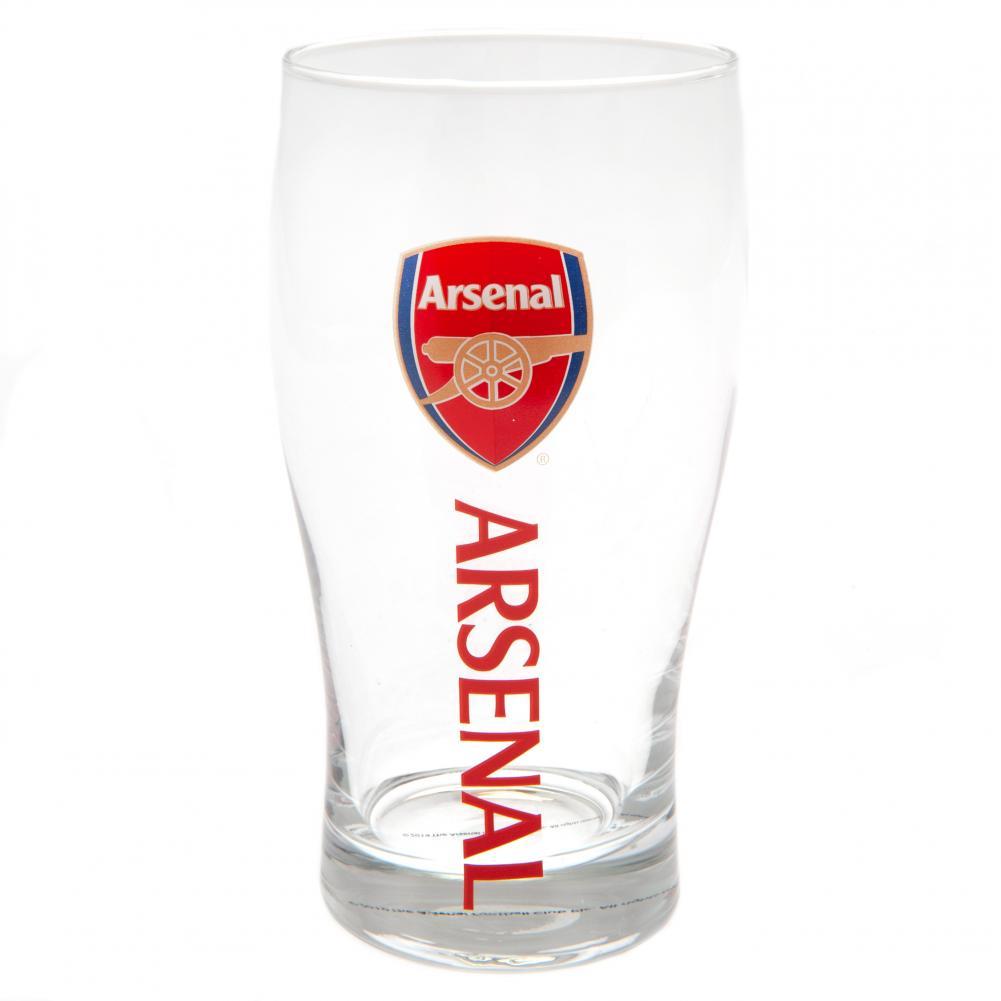 Arsenal FC Crest Tulip Pint Glass