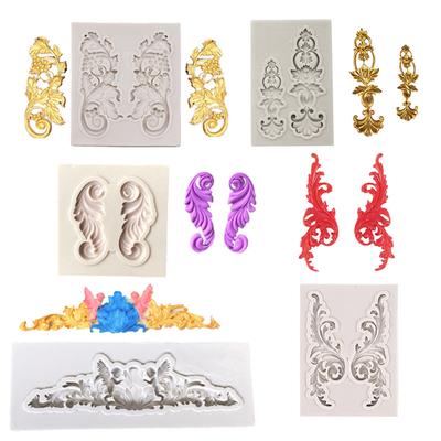 DIY Sugar Craft Cake Vintage Relief Border Silicone Mold Fondant Mold  Tools  Paste Mold