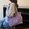 Women's Large Capacity Commuter Tote Bag Student Class Shoulder Bag