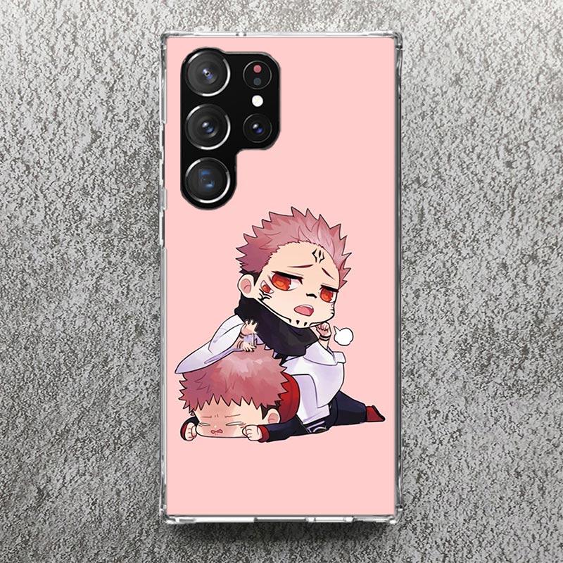 

Cartoon Cute Kaisen J-Jujutsu Case for Samsung Galaxy Note 20 Ultra 10 Pro 9 8 S10 Phone Shell S9 Plus S8 S7 Edge S10E M12 M21 M Samsung S8