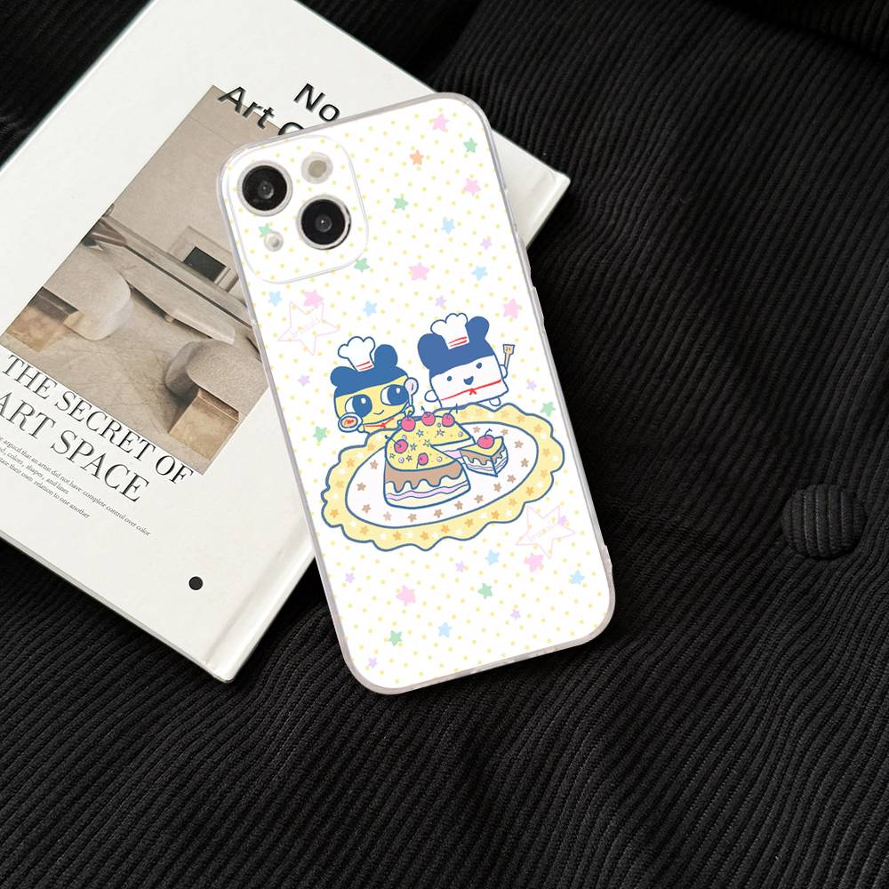 Classic T-Tamagotchi For iPhone 17 16 15 14 13 12 11 Pro Max Plus mini Funda For Transparent Cover