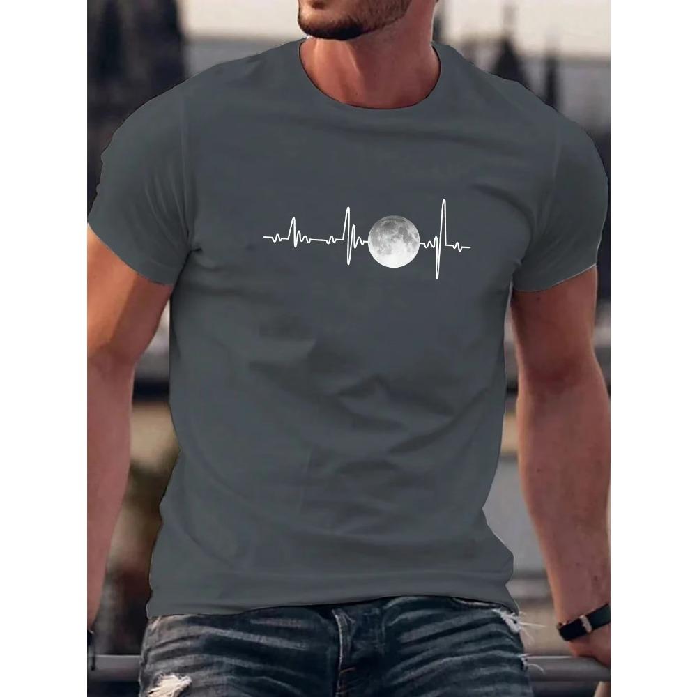 Moon Men  T-shirt Luxury Brand Fashion Big Size Top Casual Short Sleeve Streetwear Classic Print New Arrival Tee S-4XL