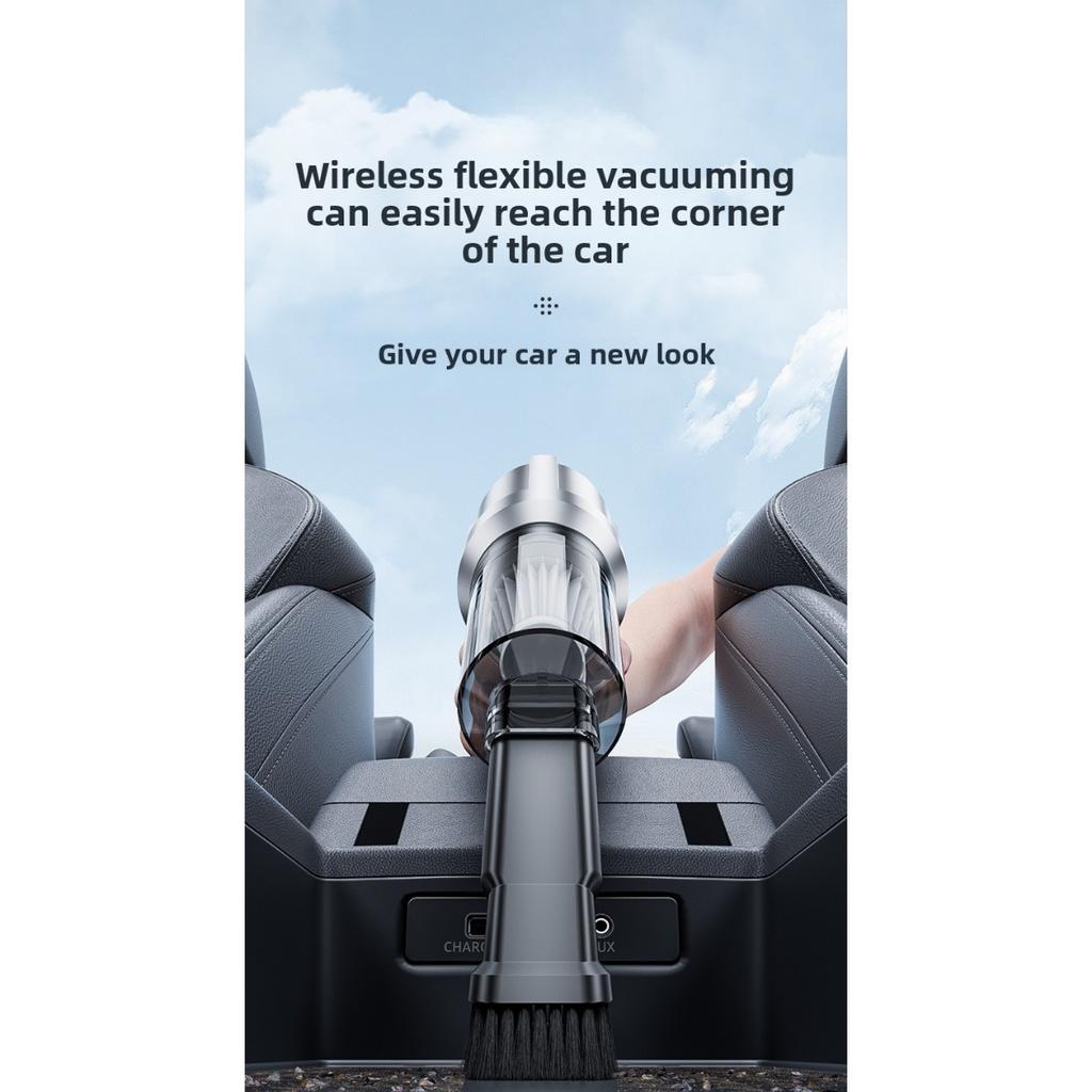 Aspirator auto portabil multifuncțional wireless de mare putere - Încărcare USB, Colector de praf cu aer comprimat, Uscător de păr