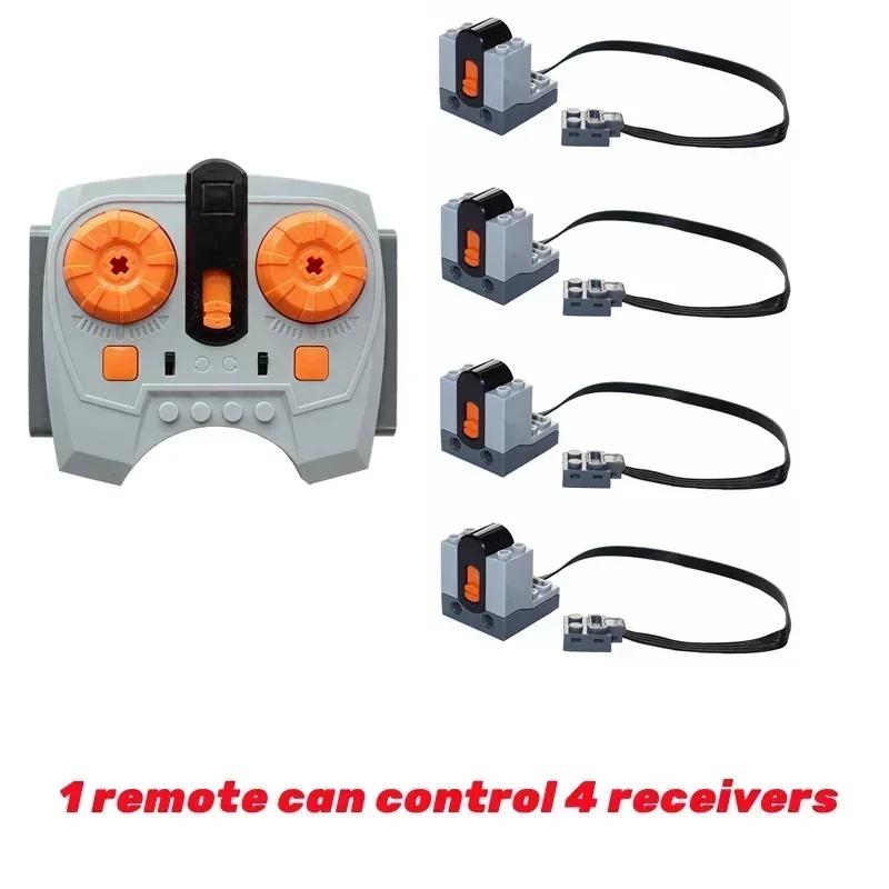 Technical Motors Parts Power Functions PF Model Sets Compatible Tarin Car Accessories Building Blocks MOC High-tech Bricks Toys