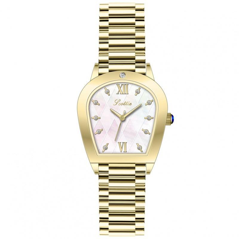 Fritillary Plate Women'S Watch Waterproof Fashion Trend Simple Leisure Atmosphere Student Style Women'S Watch Roman Watch