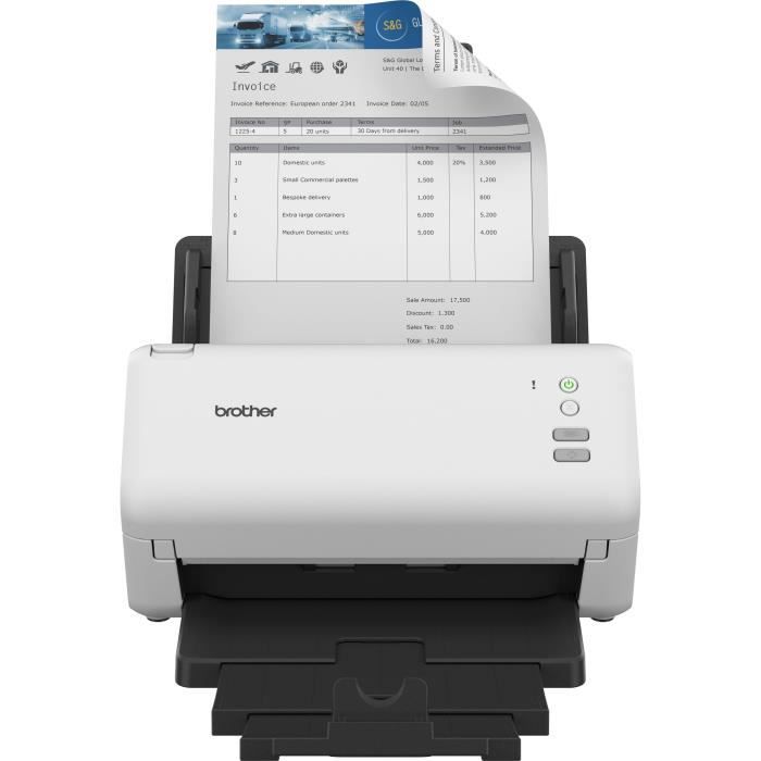 Brother ADS-4100 Duplex 70 Ppm/35 Ipm Office Document Scanner