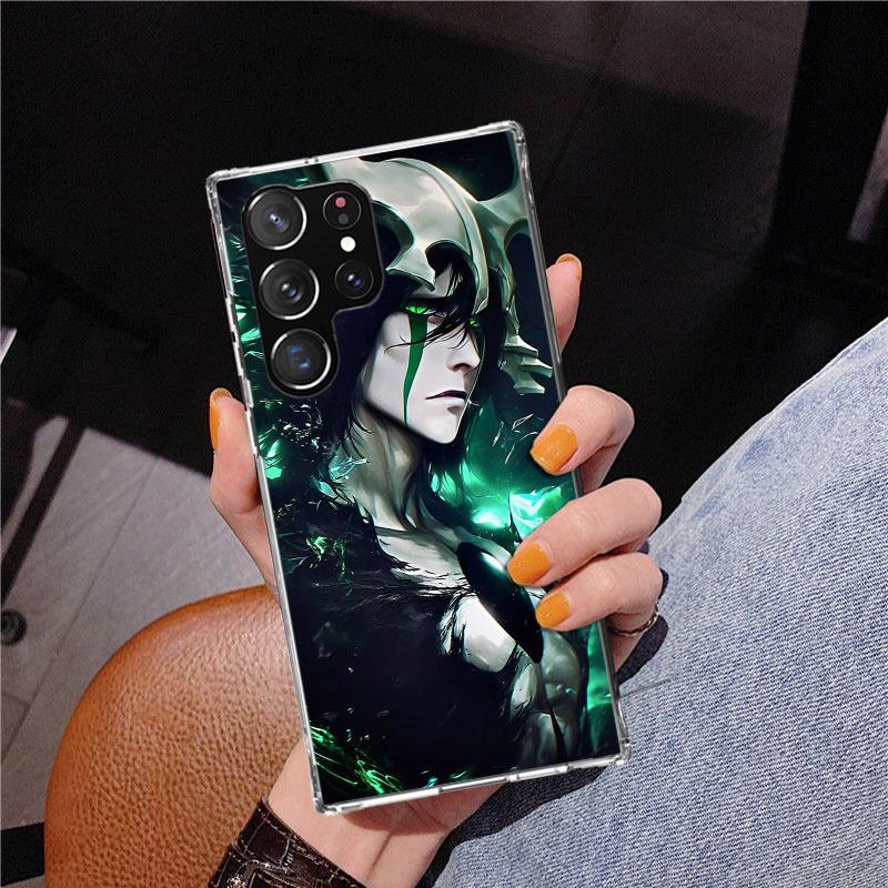 Bleach Ulquiorra Cifer 4 Phone Case For Samsung Galaxy S24 S25 Edge S26 Ultra S23 S22 S21 Plus S20 FE + Personalized Print Cover