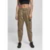 Pantalon cargo femme - Urban Classics - Ballon fit - Vert kaki - Twill - Confortable et moderne