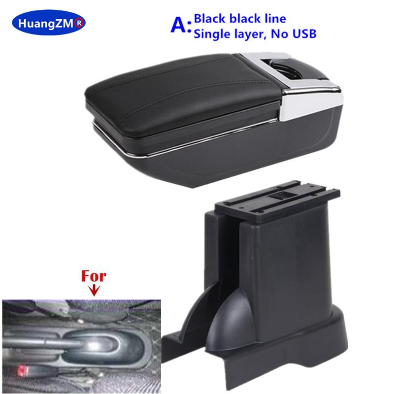 For Suzuki Alto Armrest Box Center Storage box For Suzuki Alto Car Armrest box Interior Dedicated Retrofit Car Accessories A black line No USB