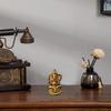Kingsiely Ganesha God Indian Deity Gold Elephant Statue Interior Decor Good Luck Wealth Prosperity Feng Shui