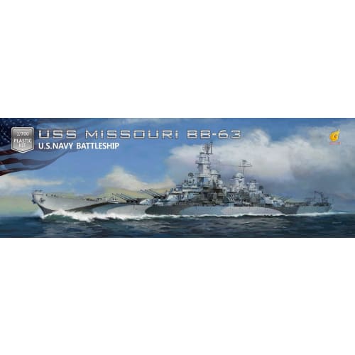 Veryfire 1/700 US Navy Battleship Missouri BB-63 Deluxe Edition Plastic Model Kit VFM700909DX