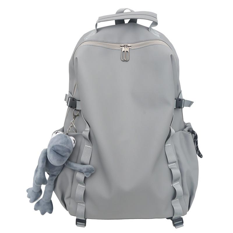 Lightweight and Versatile Student Schoolbag, Fashionable Campus Backpack for Junior and Senior High School Students, Casual and Simple Travel Backpack