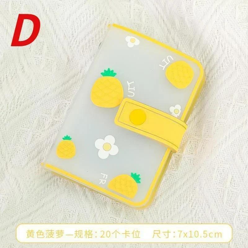 20 Pockets 3 Inch New Card Note Collection Photo Album Album PVC Photocard Holder Women ID Credit Card Binder Travel Accessories