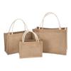Available Jute Tote Bag - Customizable Logo, Blank for DIY or Hand-painting