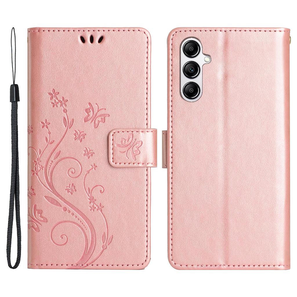 For Samsung Galaxy A56 5G Case PU Leather Phone Wallet Cover with Strap