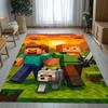 Classic M-Minecraft pixel Game Living Room Non-Slip Area Rug Soft Carpet for Bedroom Kids Playroom Sofa,Home Decor Doormat Gift