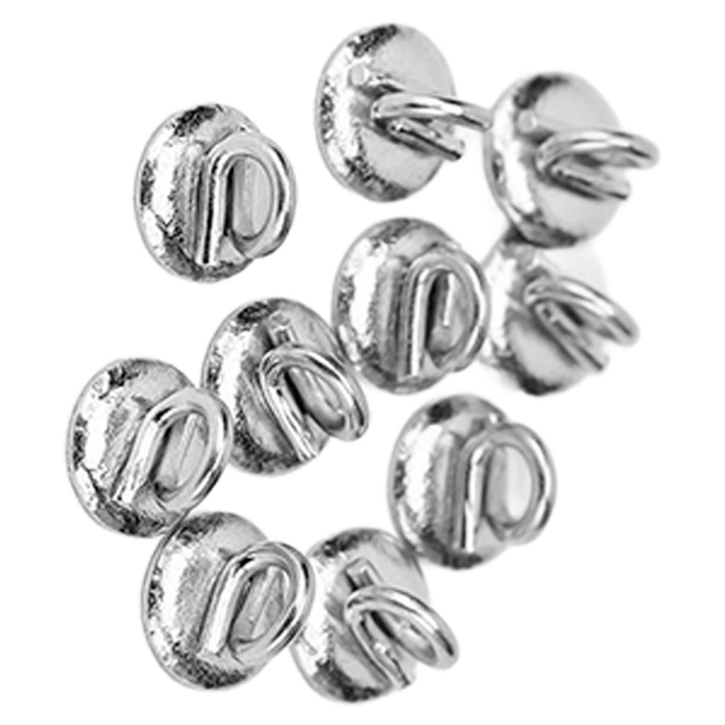 10 ks Očko Jazykové tlačítko Nerezová ocel Zubní Ortodontické Jazykové tlačítko Náhradní příslušenství