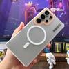 Slim Matte Clear Magnetic Phone Case For Samsung S25 S24 S23 S22 S21 Note 20 Ultra Plus FE A17 A07 A56 A26 A36 A16 A06 A55 Cover