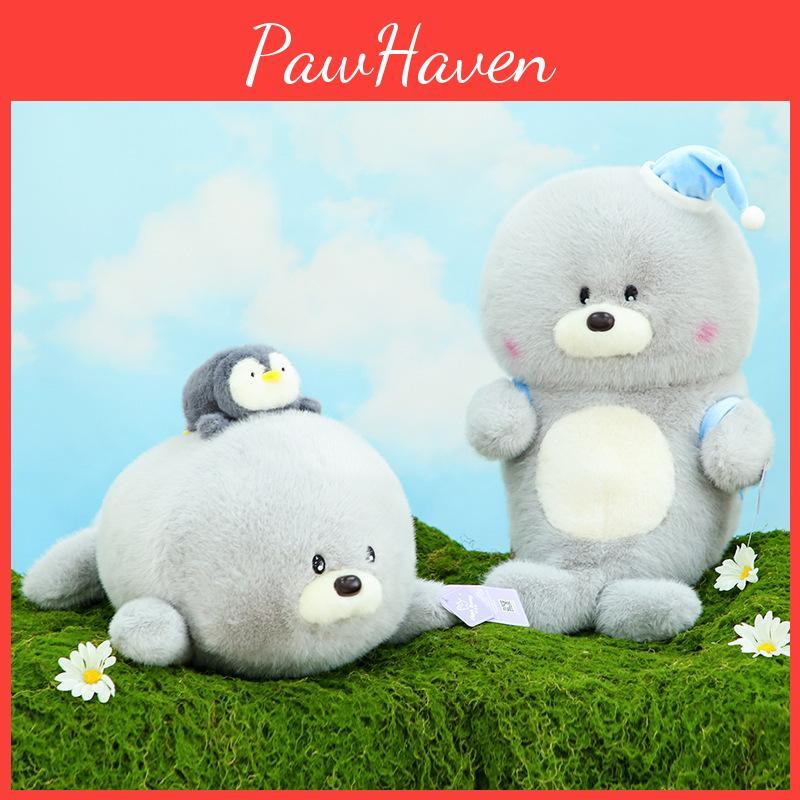 Cute Sea Lion Plush Toy Adorable Marine Animal Doll For Kids Birthday Gift