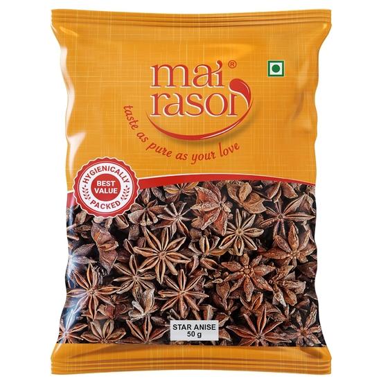 

МАИ РАСОИ Анис Цветок/Звездчатый анис/Чакри Пхул Целый 50 грамм