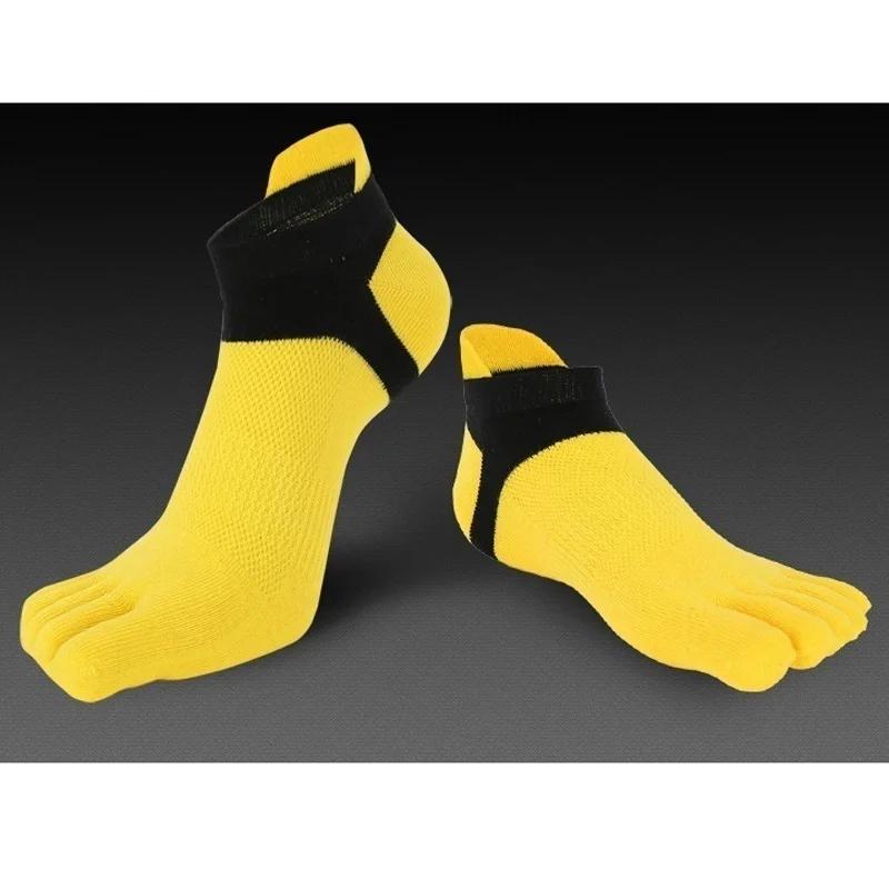 1 Pair Socks Sports Hot Selling Mens 5 Toe Socks Cotton Breathable Finger Sports Socks
