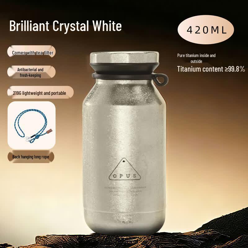 Титановая термобутылка OPUS серии Camp 420ML