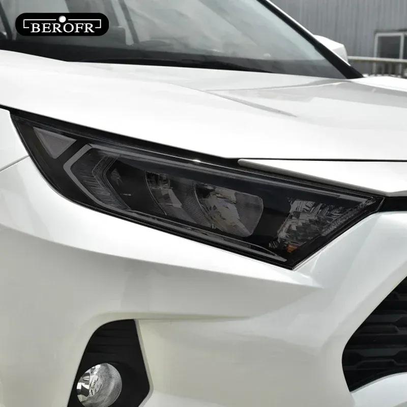 For Toyota RAV4   XA50 Car Headlight Tint Black Protective Film Protection Transparent TPU Sticker Accessories