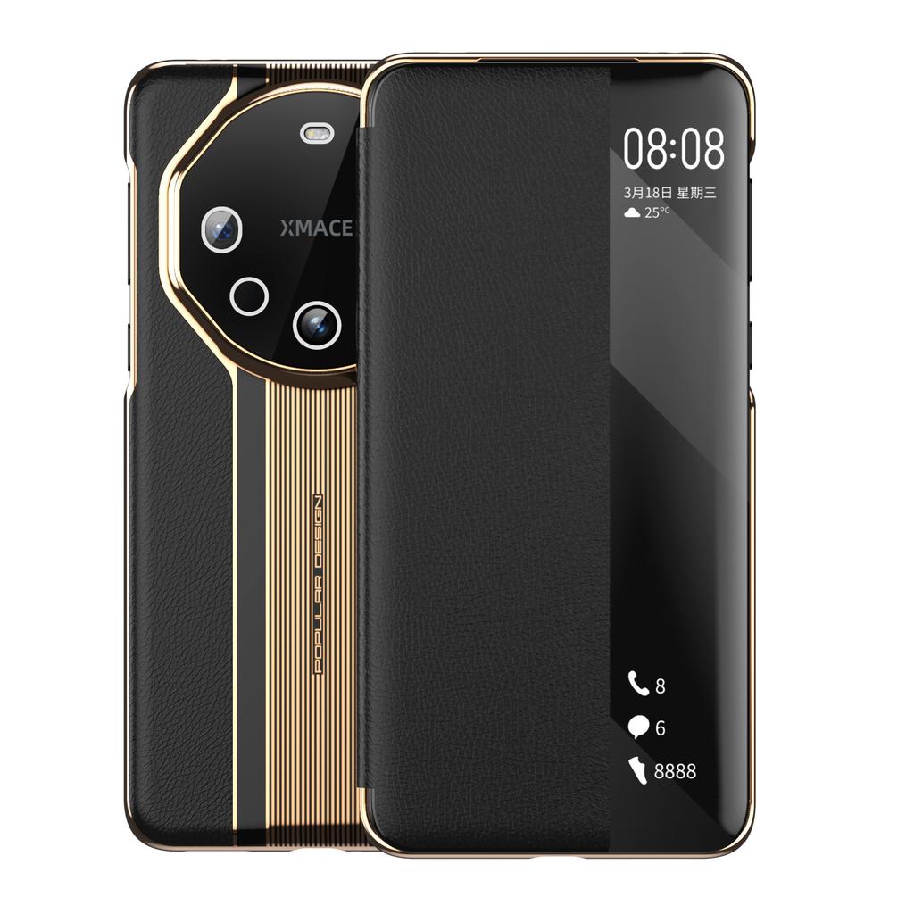 Die Huawei Mate60rs Handyhülle Flip Cover Smart Außergewöhnlicher Meister Ist Geeignet für Das Mate 50/40 Pro Leder Sturzhülle