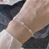 New light luxury butterfly broken silver bracelet Xiaohongshu same female niche versatile high-end fashion hand jewelry