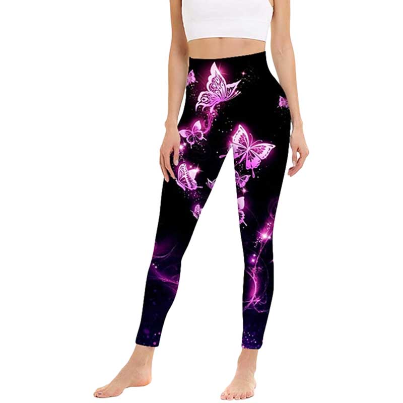 Women Pants Sexy Printed Leggings Yoga 