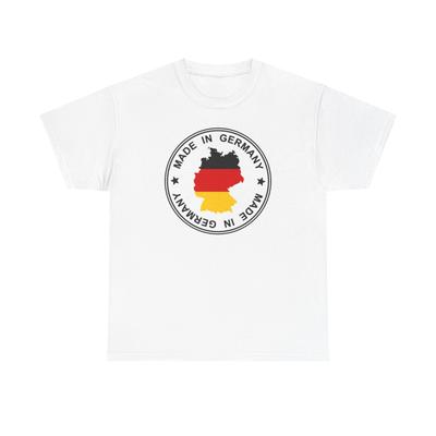 T-shirt Unisex in Cotone Pesante Made in Germany Top Tee