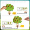 Kids' Arithmetic Apple Tree Building Blocks - Educational Game for Boys & Girls