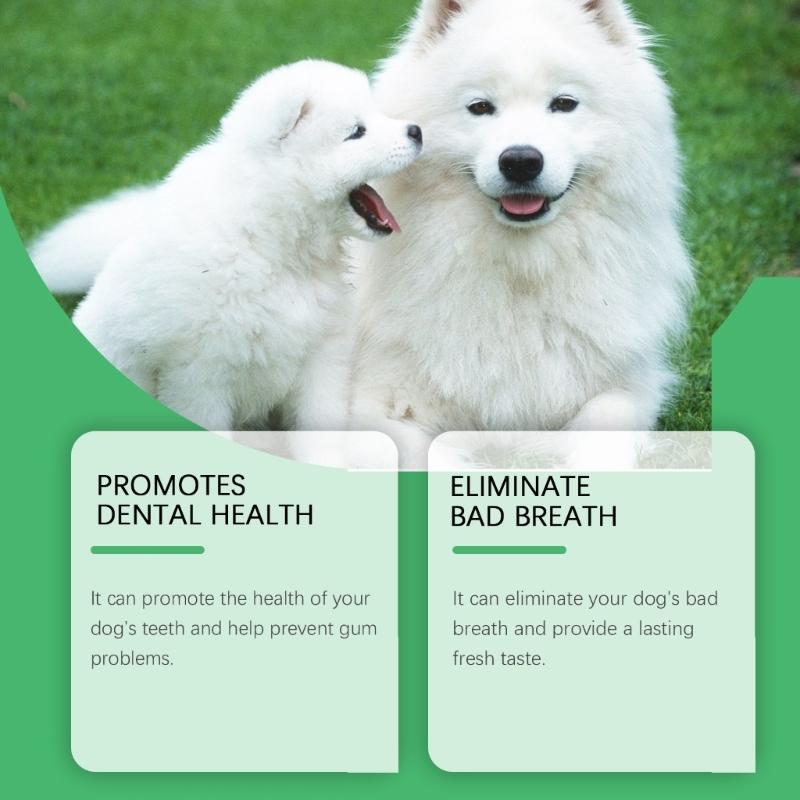 Pet Teeth Cleaning Sprays Easy To Use for Dogs Teeth Care Cleaning Mouth Preventing Bad Breath Tartar Gums Problems
