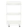 Hairdressing Trolley Cosmetic Spa For Salon Shelves Mobile Shelf On Wheels For Salon White