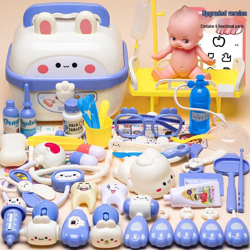 Kids' Medical Play Set with Stethoscope & Syringe - Light-Up Doctor Toy for Boys & Girls, Trending Hot Toy