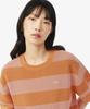 LACOSTE Women'S Summer Striped Short Sleeve Sweater Af9859-56G 4Im