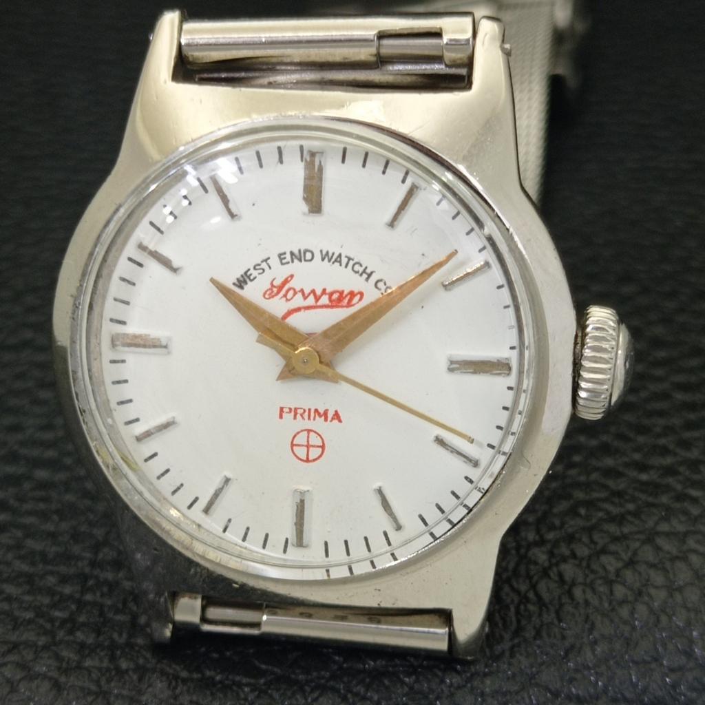 VINTAGE WEST END WATCH CO HAND-WINDING SWISS BOY WHITE DIAL WATCH A436449-2 R129-a436449