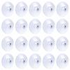 Suction Cups - AIMOONSA - 3 Cm (20 Pcs) - Transparent - Flexible PVC - Load 1.4 Kg