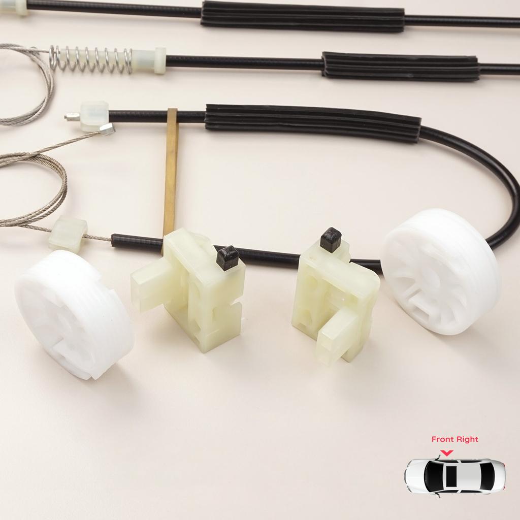 BWR5321 Power Window Lifter Regulator Repair Set Front Right for Chevrolet Cruze MK1 J300 J305 J308 2008-2016 4/5 Door 95382557