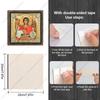 Pintura decorativa de iconos ortodoxos,Icono consagrado "Arcángel Miguel",Pintura para marco de fotos,Arte cristiano para pared,20cm*20cm,Regalo de decoración espiritual