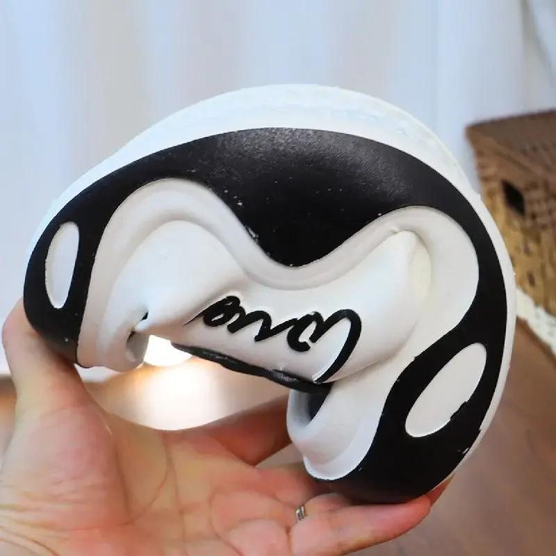 Fashion Panda slippers for women summer height increasing shoes for girls thick-soled slippers thick-soled beach slippers animal