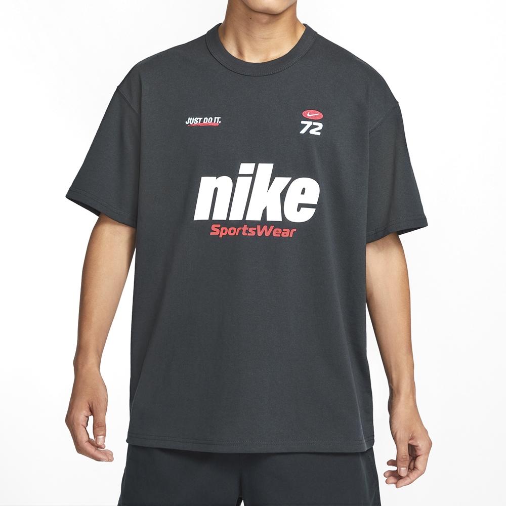 Nike Sportswear Essentials T Shirt Men's Gray Black HQ1570-045