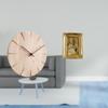 Wood Resin Wall Clock And Photo Frame Creative Design Decorative Silent Non Ticking with Glass
