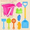 Children's Beach Toy Set Baby Playing In Water and Sand Large Sand Shovel Beach Bucket Sand Digging Tool Hourglass